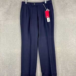 Cutter Buck Pants Mens 32 Blue NEW Dress Khakis Office Business Casual NWT 33x30